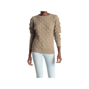 Popcorn Knit Crew Neck Pullover Sweater NEW WITH TAGS